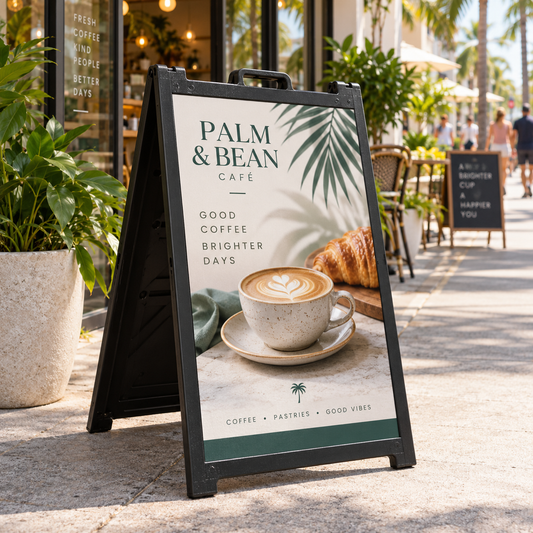 A-Frame Sidewalk Sign