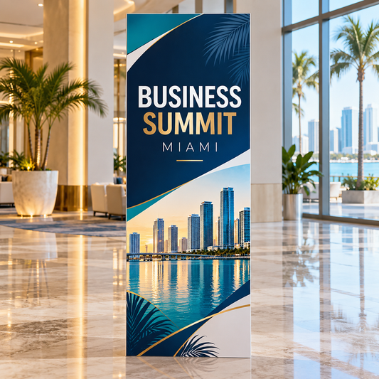 Conference Board 2 x 6 ft — full-color printed half-inch foamboard