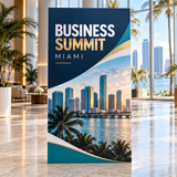 Conference Board 3 x 6 ft — full-color printed half-inch foamboard