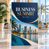 Conference Board 4 x 6 ft — full-color printed half-inch foamboard