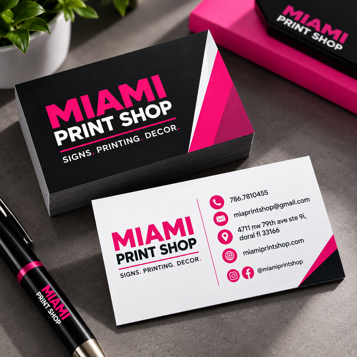 Premium business cards